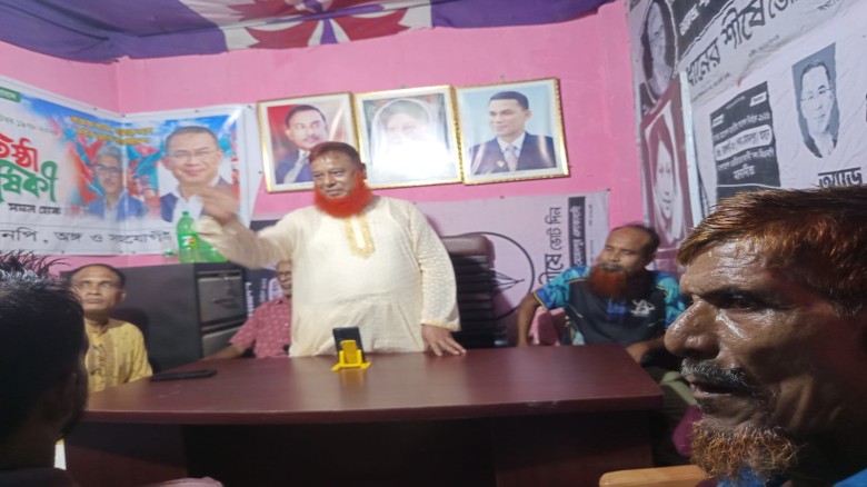 নওহাটায় পৌর বিএনপির উঠান বৈঠকে নৈরাজ্যের বিরুদ্ধে প্রতিবাদ
